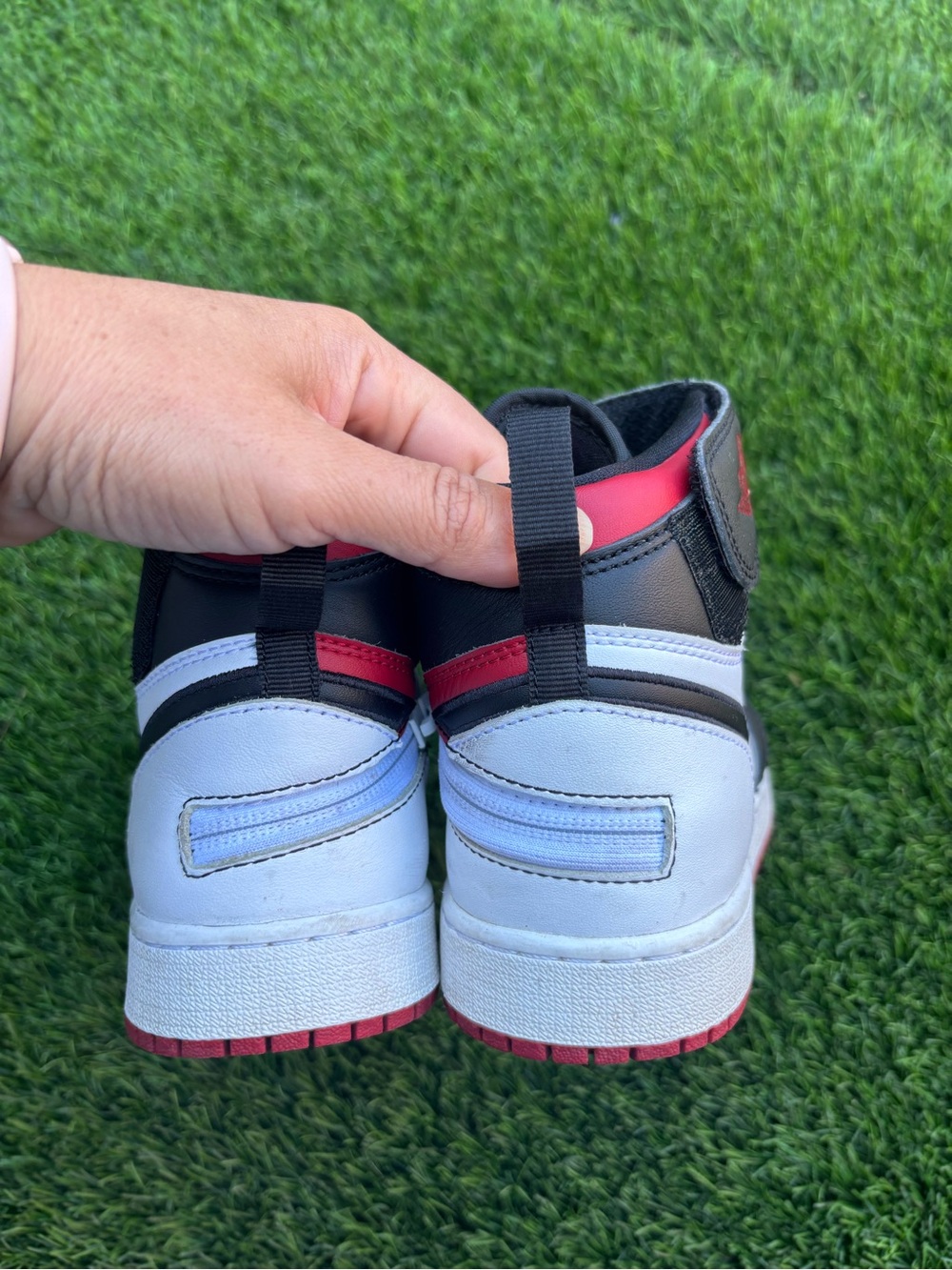 Nike Air Jordan 1 high flyease gym Red, Black & WhiteSneakers - Picture 6 of 7